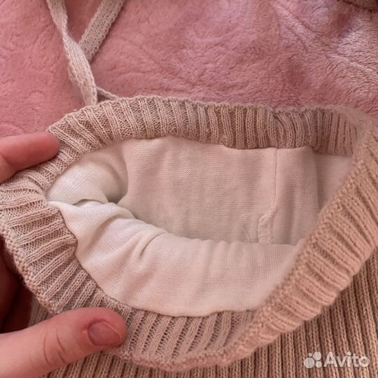 Комплект шапка,снуд на деочку 1,5-2 г