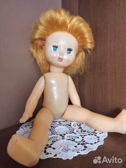 Кукла СССР Кира, стиральная кукольная доска