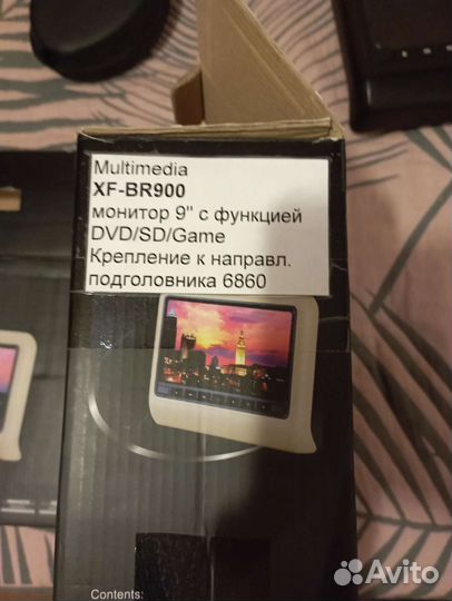 Подголовник с монитором