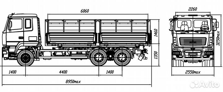 МАЗ 65012J-8535-000, 2023