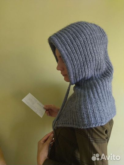 Вязаный капор новый