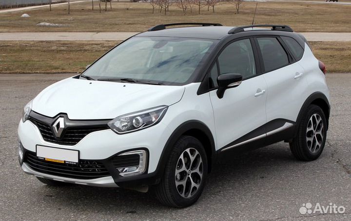 Рейлинги Renault Kaptur (2016- ) чёрный