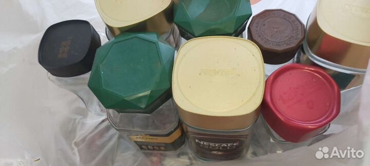 Банки стеклянные из под кофе