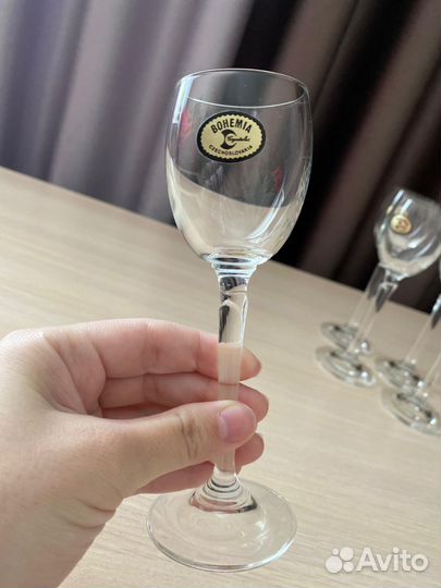 Фужеры бокалы богемия