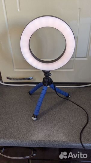 Кольцевой светильник SH 16 см 6 дюймов со штативом