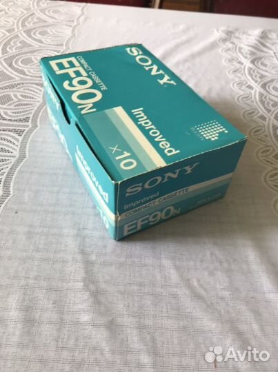 Аудиокассета sony EF 90. Оригинал