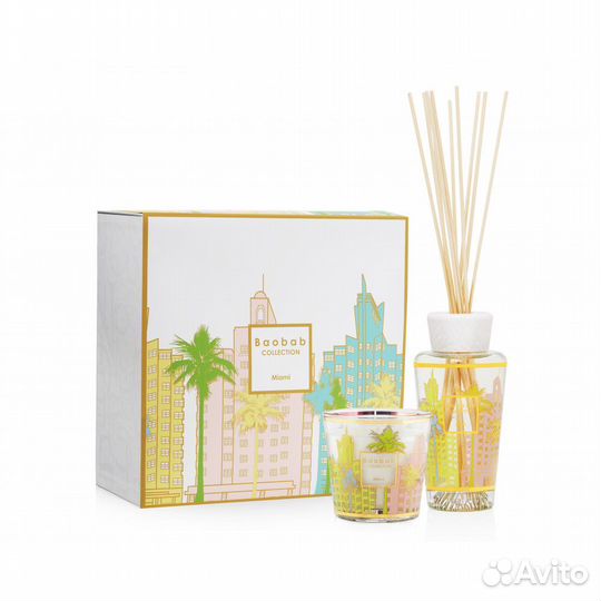 MyFirstBaobab,набор Paris:диффузор,250мл,свеча 190