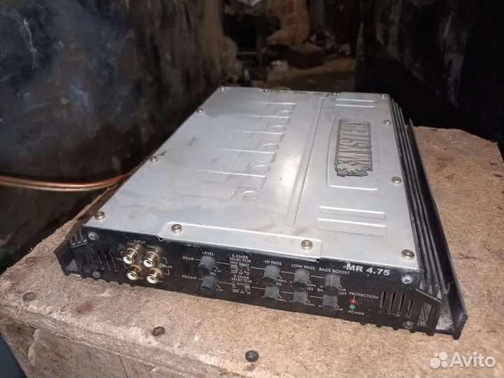 Сабвуфер и усилитель