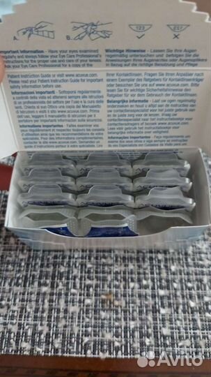 Линзы контактные acuvue oasys двухнедельные-2,5