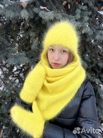 Шапка зима пухнорки