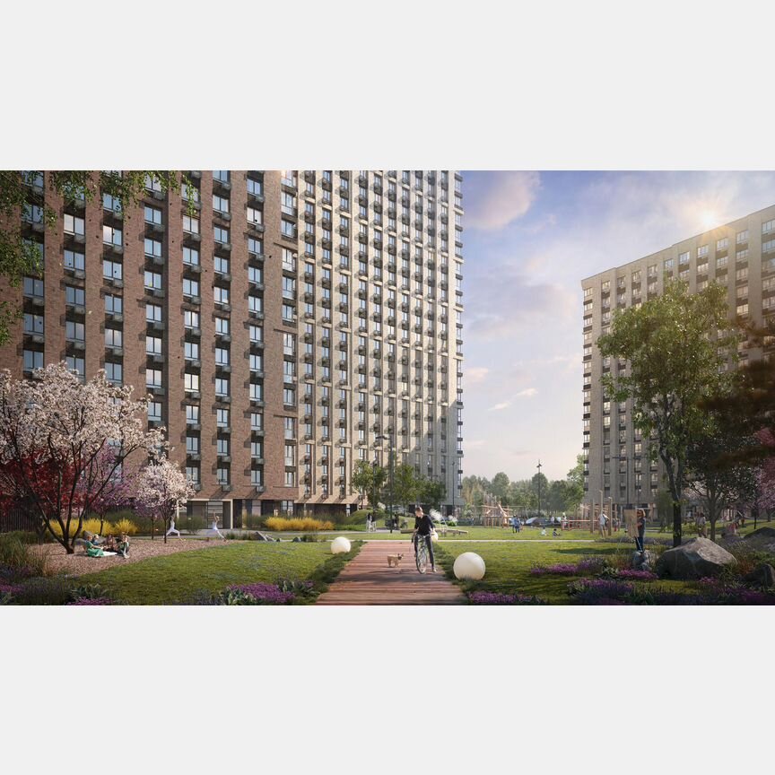 1-к. апартаменты, 36,5 м², 16/23 эт.