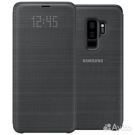 Оригинал Чехол LED View на Samsung S9 Plus (black)