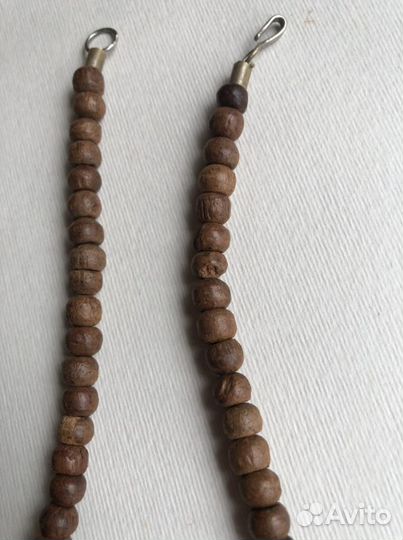 Бусы Франция дерево пластик