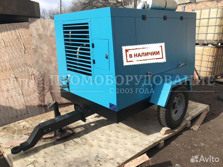 Винтовой компрессор 12 м3/мин на шасси