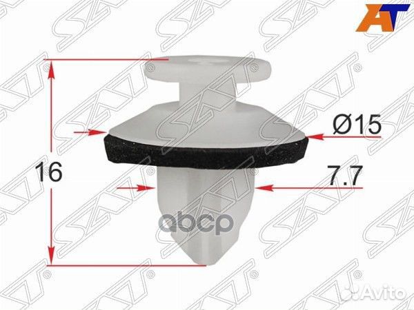 Клипса крепежная toyota/lexus (1 шт.) stkj2478 Sat