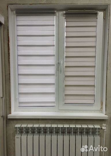 Рулонные шторы зебра