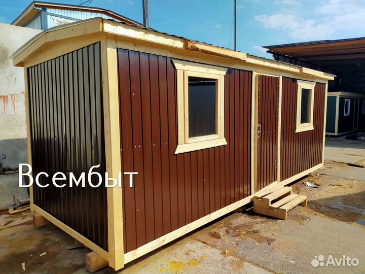 Новый вагончик бытовка с доставкой на манипуляторе