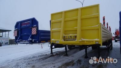 Полуприцеп бортовой ТЗА 588521-02410, 2023