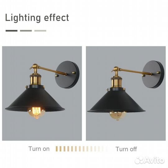 Лампа настенная