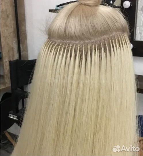 Наращивание волос, окрашивание