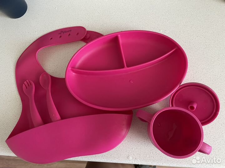 Силиконовая посуда для малышей