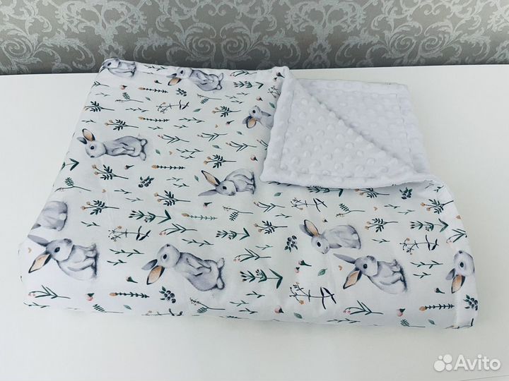 Одеяло сатин плюш, конверт на выписку на заказ