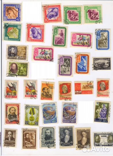 Марки СССР 1956-1957 годов