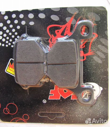 Колодки тормозные дисковые TTR250b, GR (зад.), VR