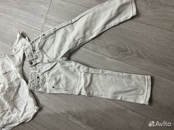 Рубашка и джинсы для мальчика 104