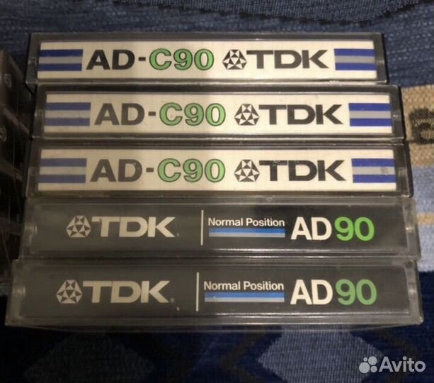 Лот Tdk винтаж кассеты japan 12 шт