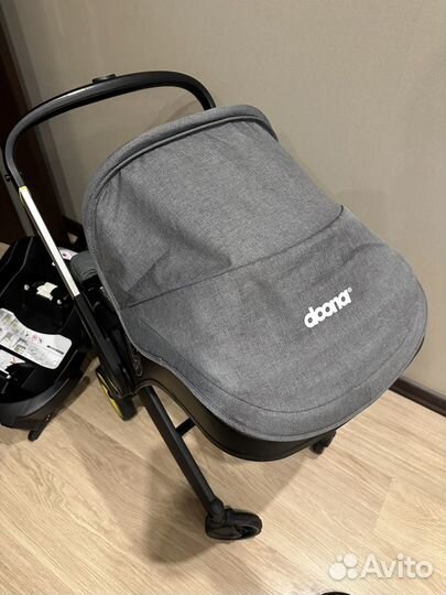 Коляска автокресло donna+ 2 в 1 с isofix