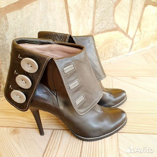 Ботильоны fabi 37р натуральная кожа оригинал