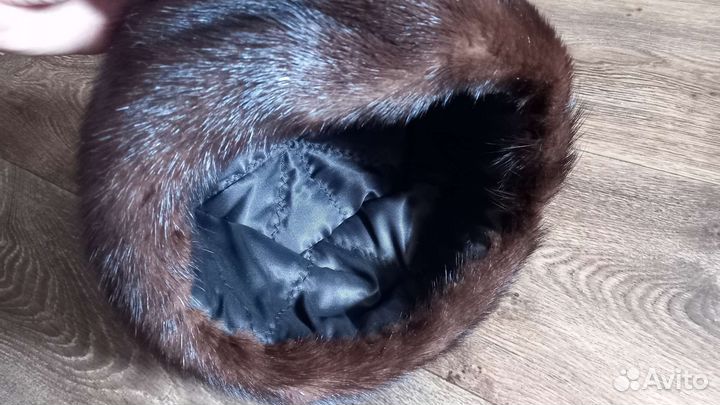 Шапка норковая женская