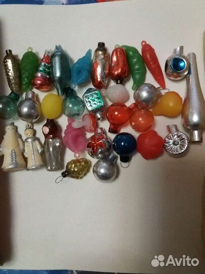 Новогодние игрушки СССР советские Малютка