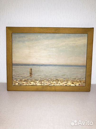 Картина маслом старая СССР