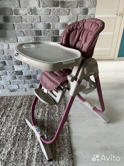 Стульчик для кормления chicco polly magic