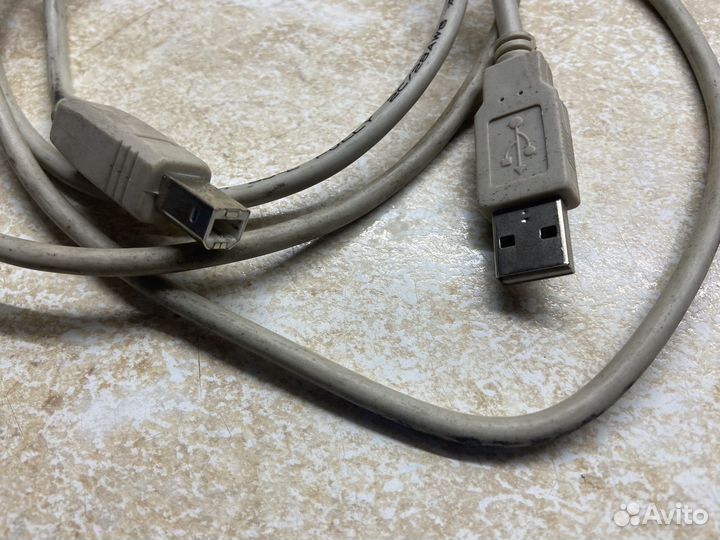 Кабель принтера USB 2.0 Type-A Type-B 1.8 м
