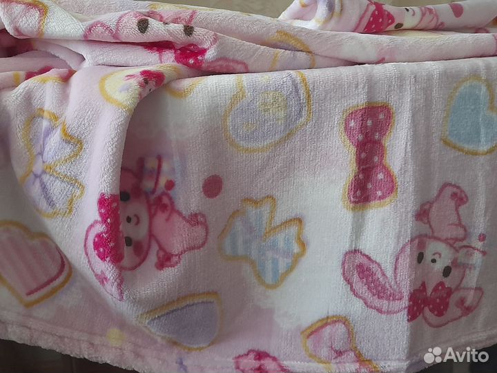 Плед детский новый 100х140 см