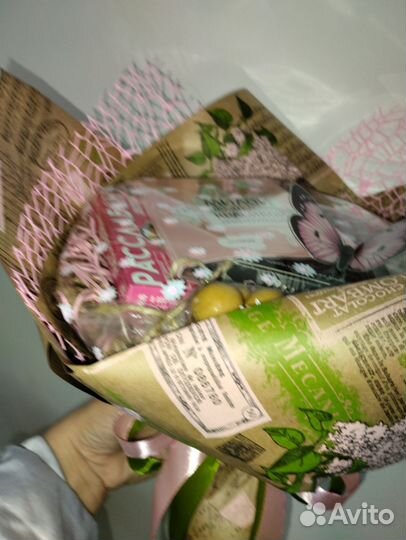 Букет. Вкусный подарок. Букет с конфетами