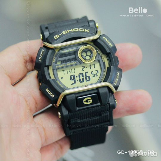 Оригинальные часы Casio G-Shock GD-400GB-1B2