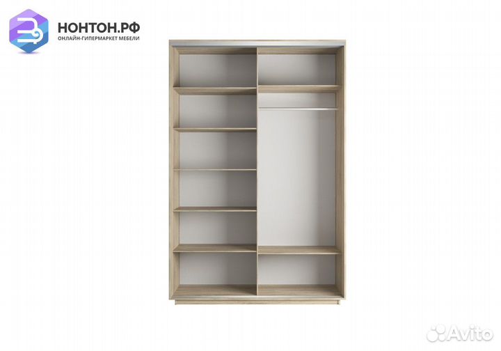 Шкаф-купе Нонтон 2-дверный сонома / Париж