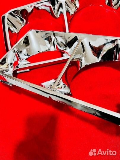 Ваз 2106 хром очки, хром решетка