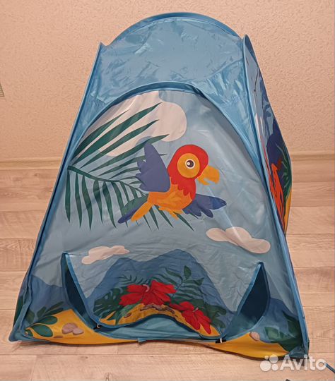 Детская палатка с тоннелем и бассейном