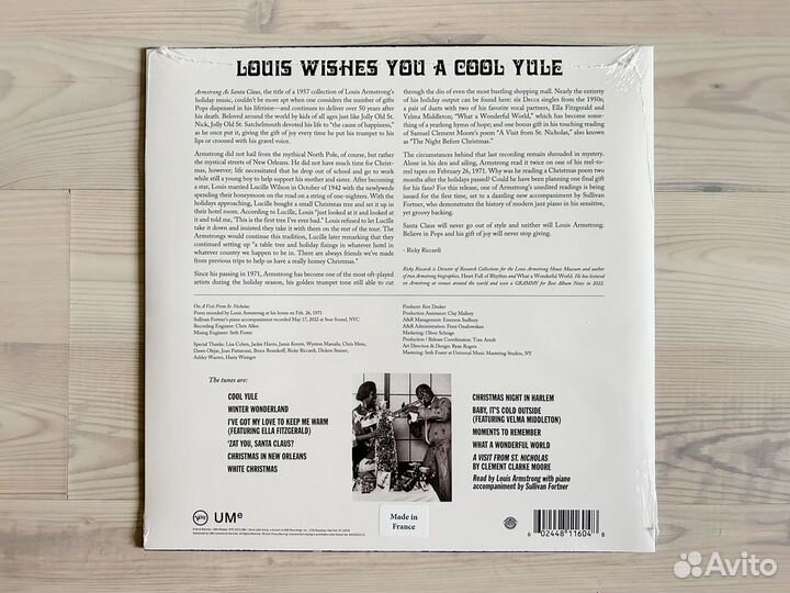 Винил Louis Armstrong - Wishes You A Cool Yule LP