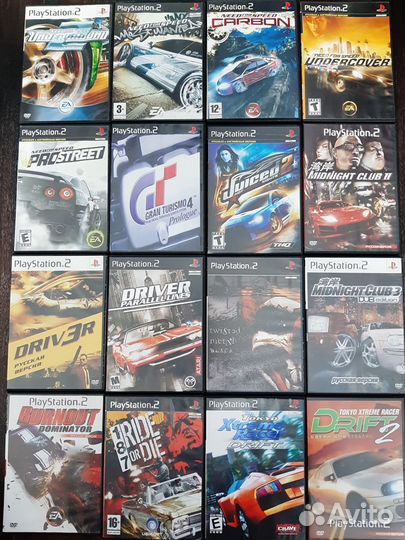 Продаются игровые диски на Playstation 2