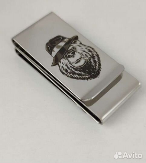 Зажим для денег металлический