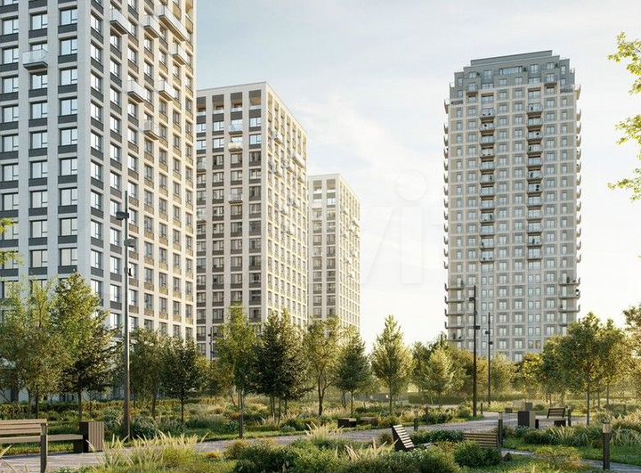 2-к. квартира, 65,3 м², 2/25 эт.