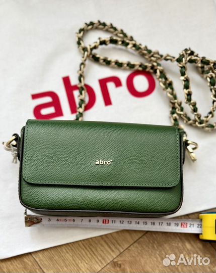 Сумка кожаная женская новая Abro