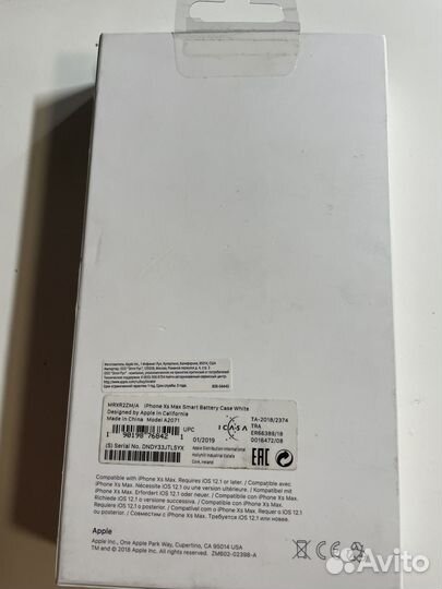 Чехол Apple smart battery case iPhone XS Max