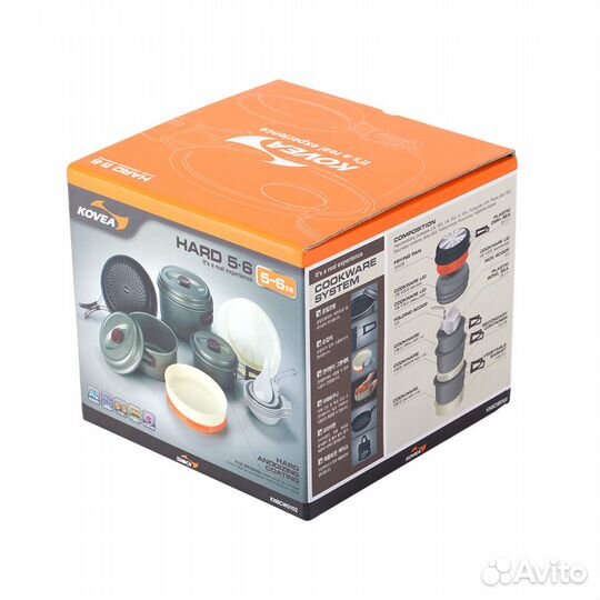 Туристический набор посуды Kovea VKK-SH56